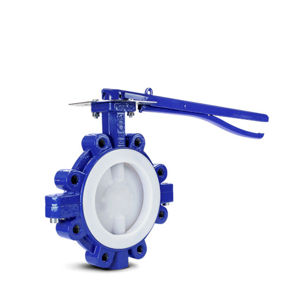 lined butterfly valve lug wrench operated FluoroSeal lv